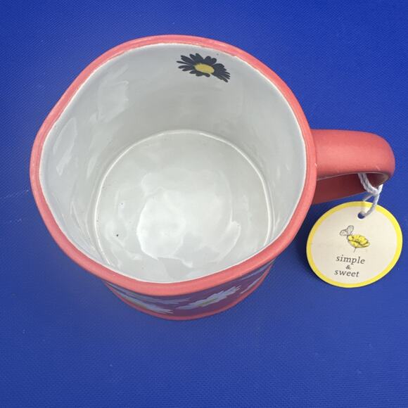 Global Design Connections Ceramic Flower Mug High Quality Coffee Tea Daisy Print - Picture 2 of 10